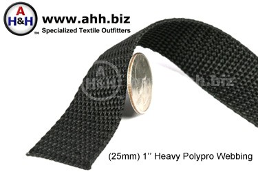 1 inch Heavy Polypropylene Webbing