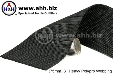 3 inch Heavy Polypropylene Webbing