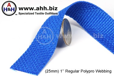 1 inch Lightweight Polypropylene Webbing (Poly-Pro Webbing)