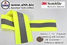 Reflective Webbing with 3M Scotchlite™- 63mm